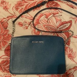 MICHAEL KORS Large Saffiano Leather Crossbody Bag